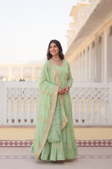 Georgette Readymade Gown